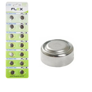 BATERIA LR920/AG6 ALCALINA BOTAO 1,5V FLEX GOLD ( 7 PARES )
