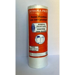 BOBINA PICOTADA 18CMX30CM BO. C/1000UN EXTRUSA-PACK