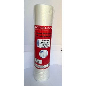 BOBINA PICOTADA 28CMX40CM BO. C/650UN - EXTRUSA-PACK