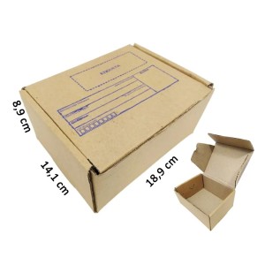 CAIXA DE PAPELÃO PARA E-COMMERCE MED.18X14X8,9CM