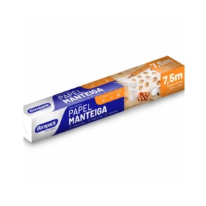 PAPEL MANTEIGA 28CMX7,5M BOMPACK