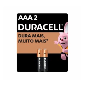 PILHA AAA2 DURACEL ALCALINA PQ PALITO  C/2 UN