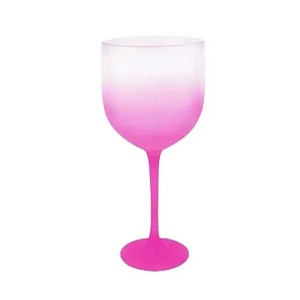 TAÇA ACRILICA 500ML P/ GIM DEGRADE ROSA ELITE