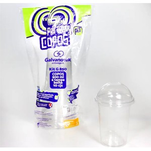 COPO DA FELICIDADE C/ TAMPA 500ML - PCT C/ 10CJ - PRALEVAH - GALVANOTECK